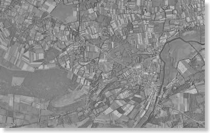 1950-1965 - Carte vue aérienne - La Gacilly